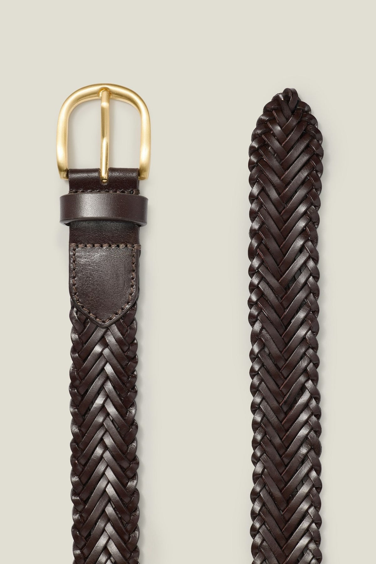 Leather Braided Belt