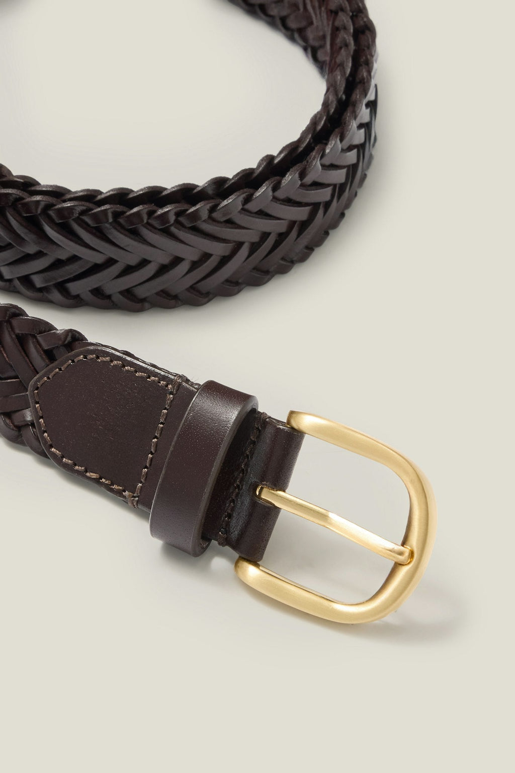 Leather Braided Belt