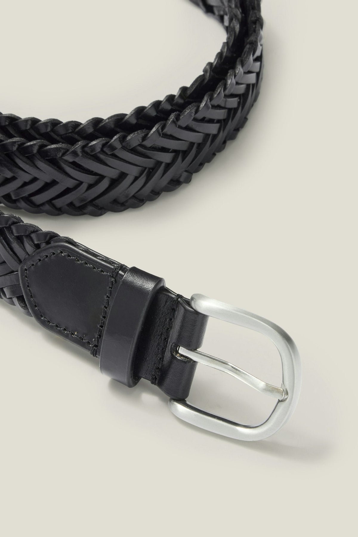 Leather Braided Belt
