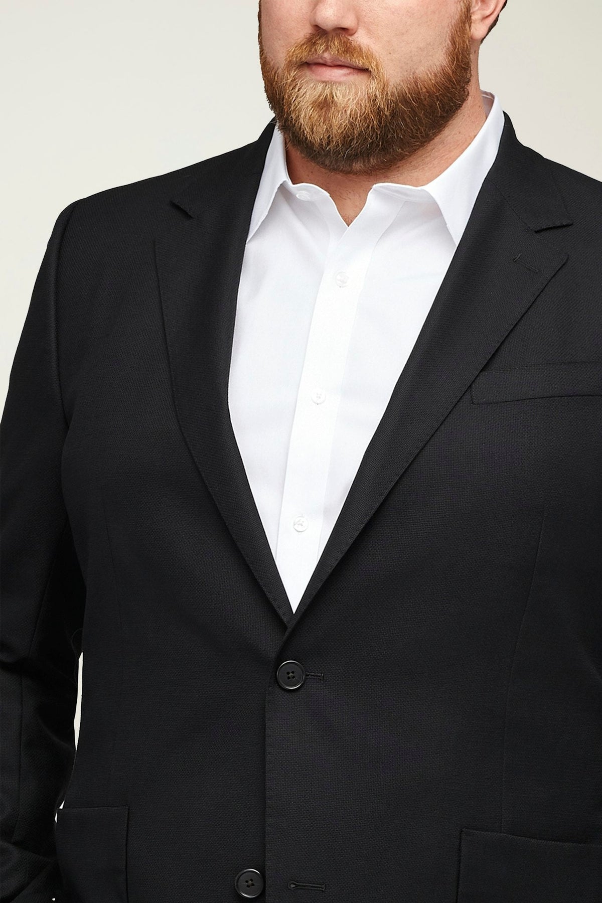 Unconstructed Italian Wool Blazer Extended Sizes