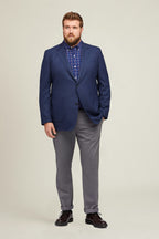 Unconstructed Italian Wool Blazer Extended Sizes
