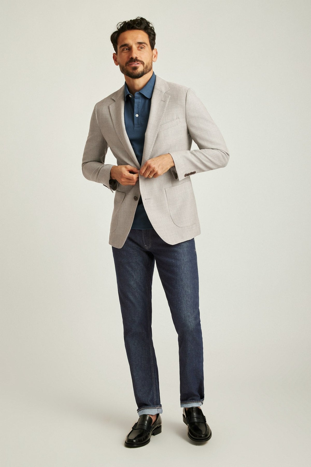 Jetsetter Unconstructed Italian Wool Blazer
