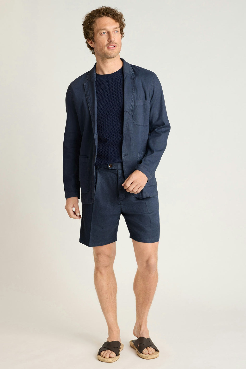Coastal Linen Blazer