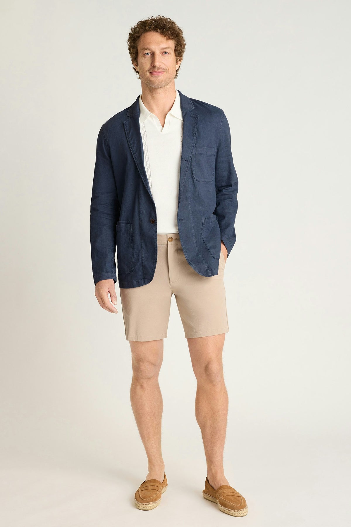 Coastal Linen Blazer