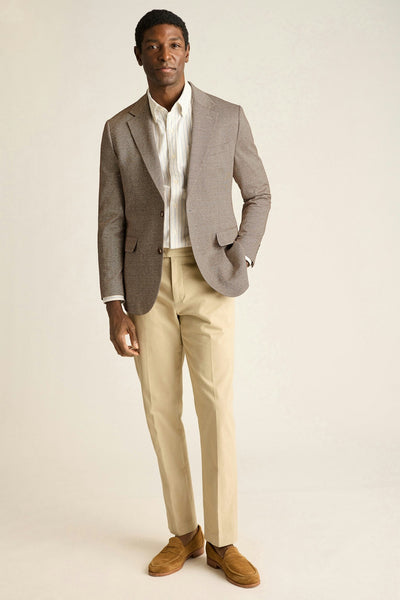 Italian Linen Blend Knit Blazer