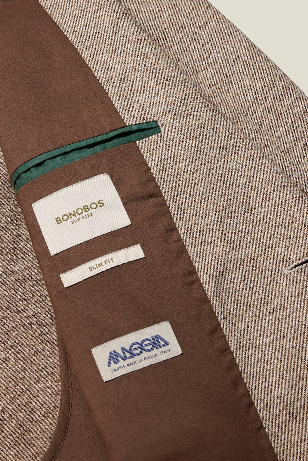 Italian Linen Blend Knit Blazer