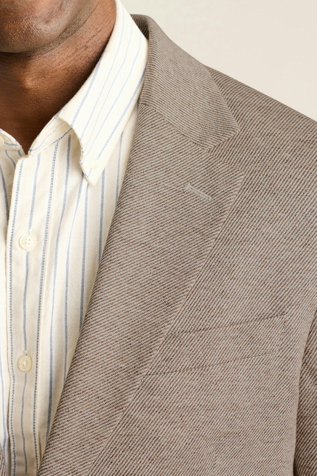 Italian Linen Blend Knit Blazer