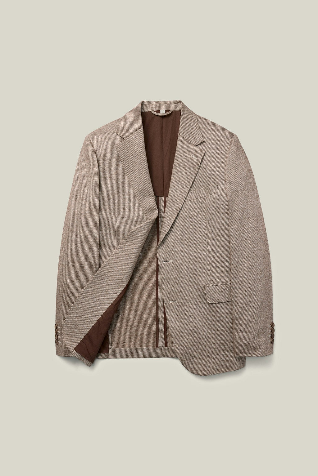 Italian Linen Blend Knit Blazer