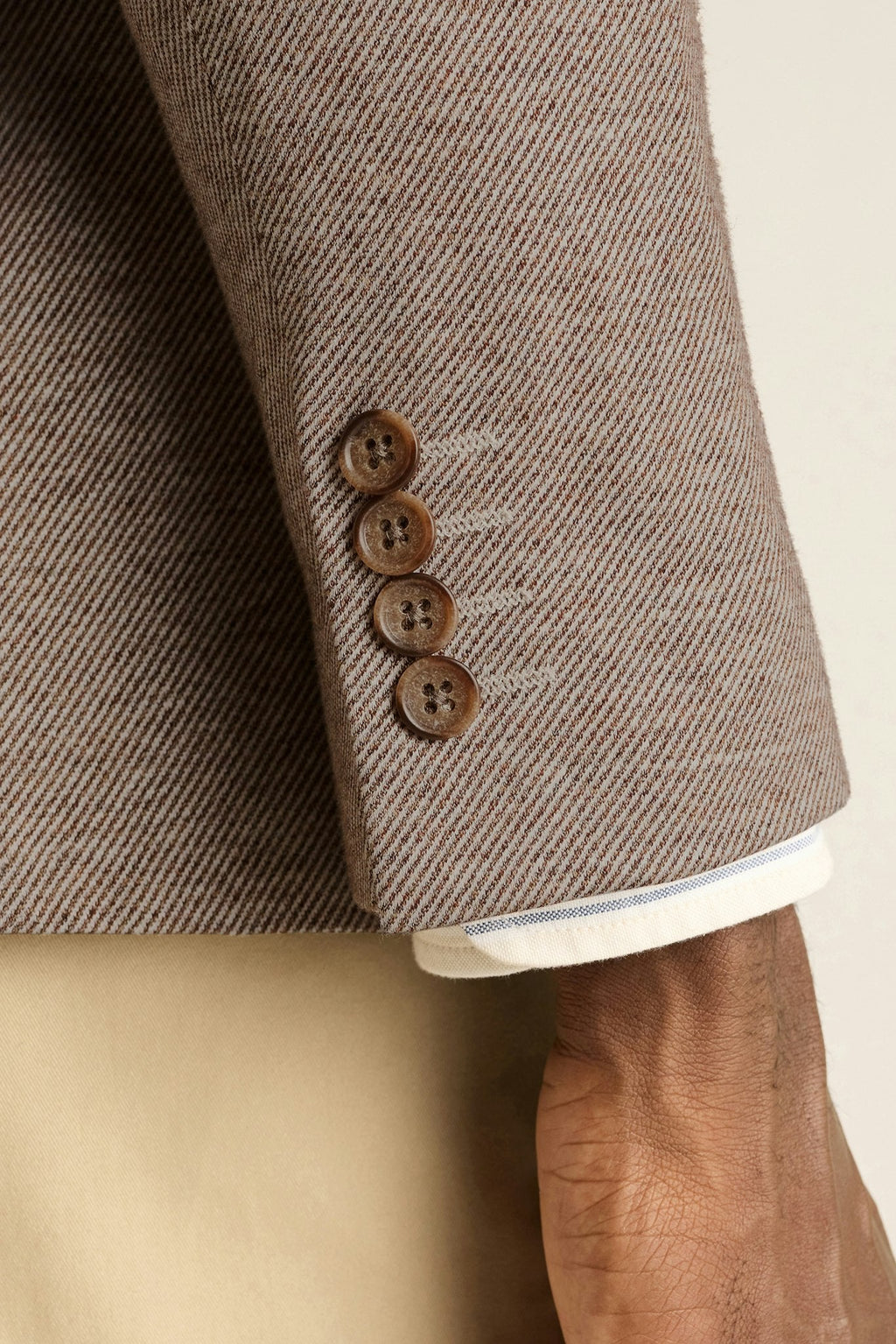 Italian Linen Blend Knit Blazer