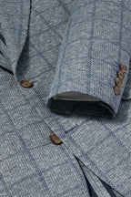 Italian Linen Blend Knit Blazer