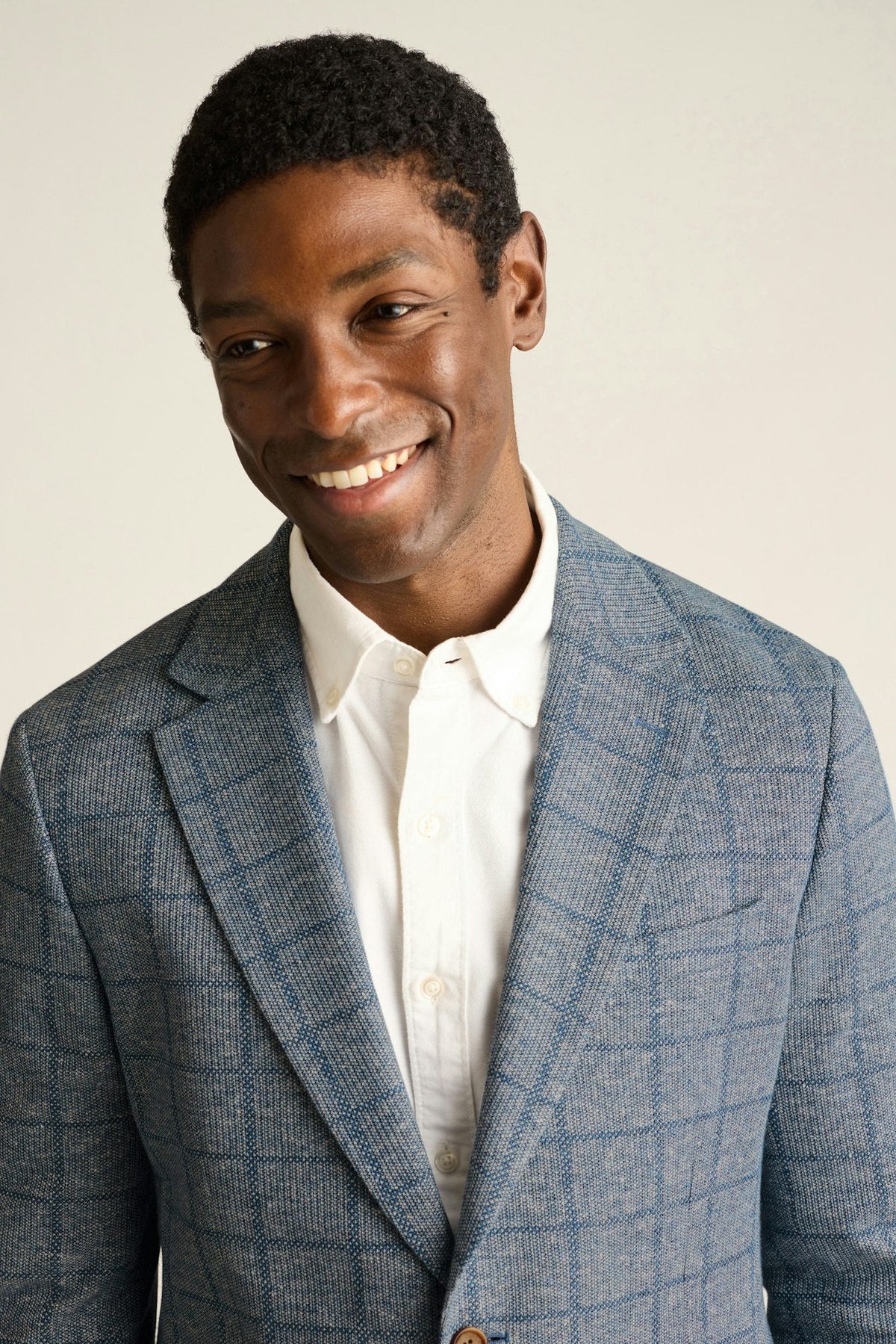 Italian Linen Blend Knit Blazer