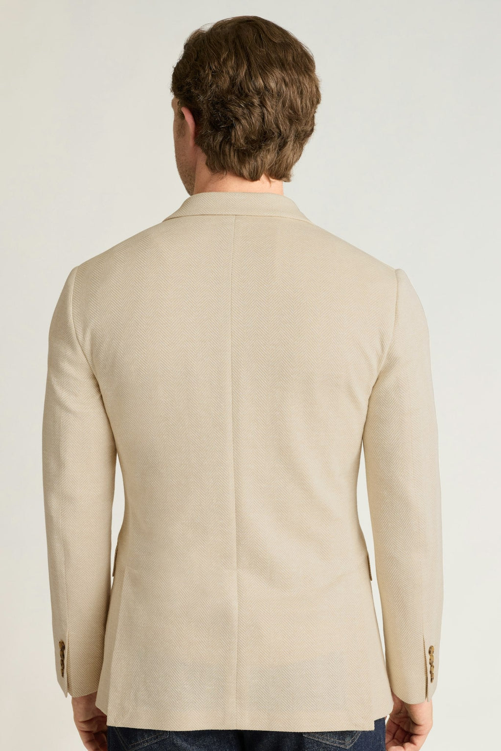 Italian Linen Blend Knit Blazer