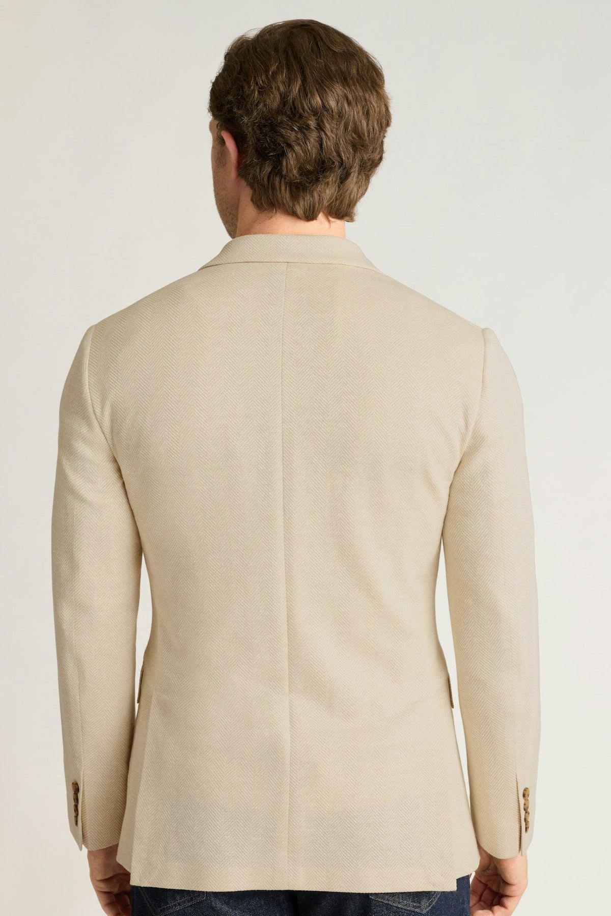 Italian Linen Blend Knit Blazer