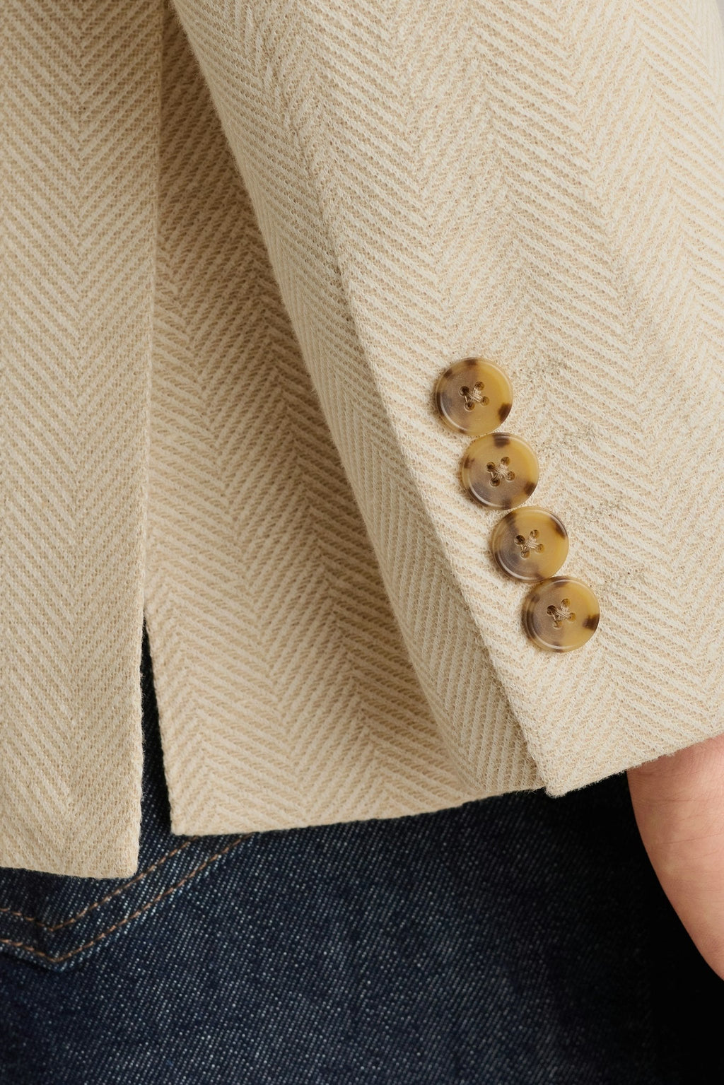 Italian Linen Blend Knit Blazer
