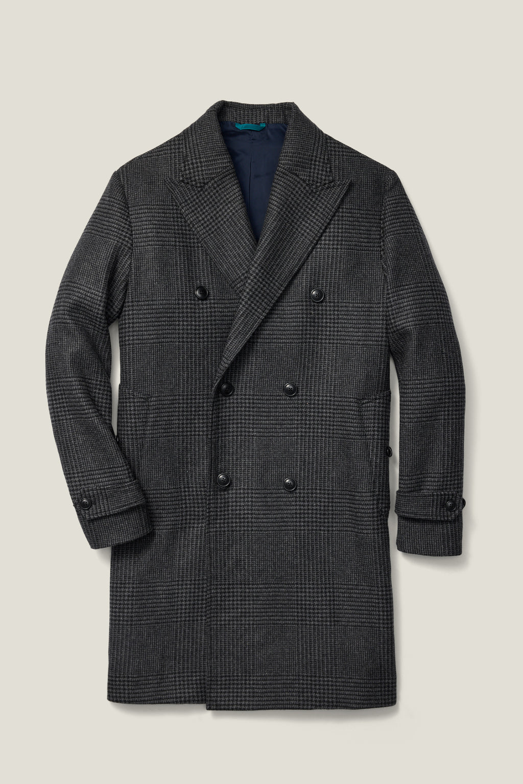 Italian Wool Double Breasted Overcoat