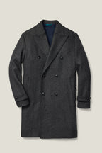 Italian Wool Double Breasted Overcoat