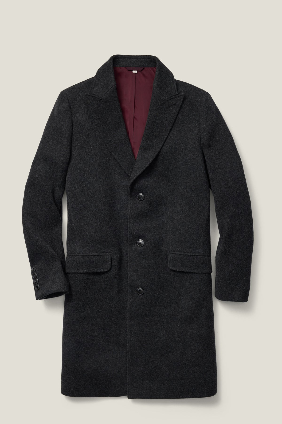Italian Wool Cashmere Topcoat