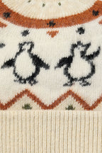 Disco Penguin Fair Isle Beanie