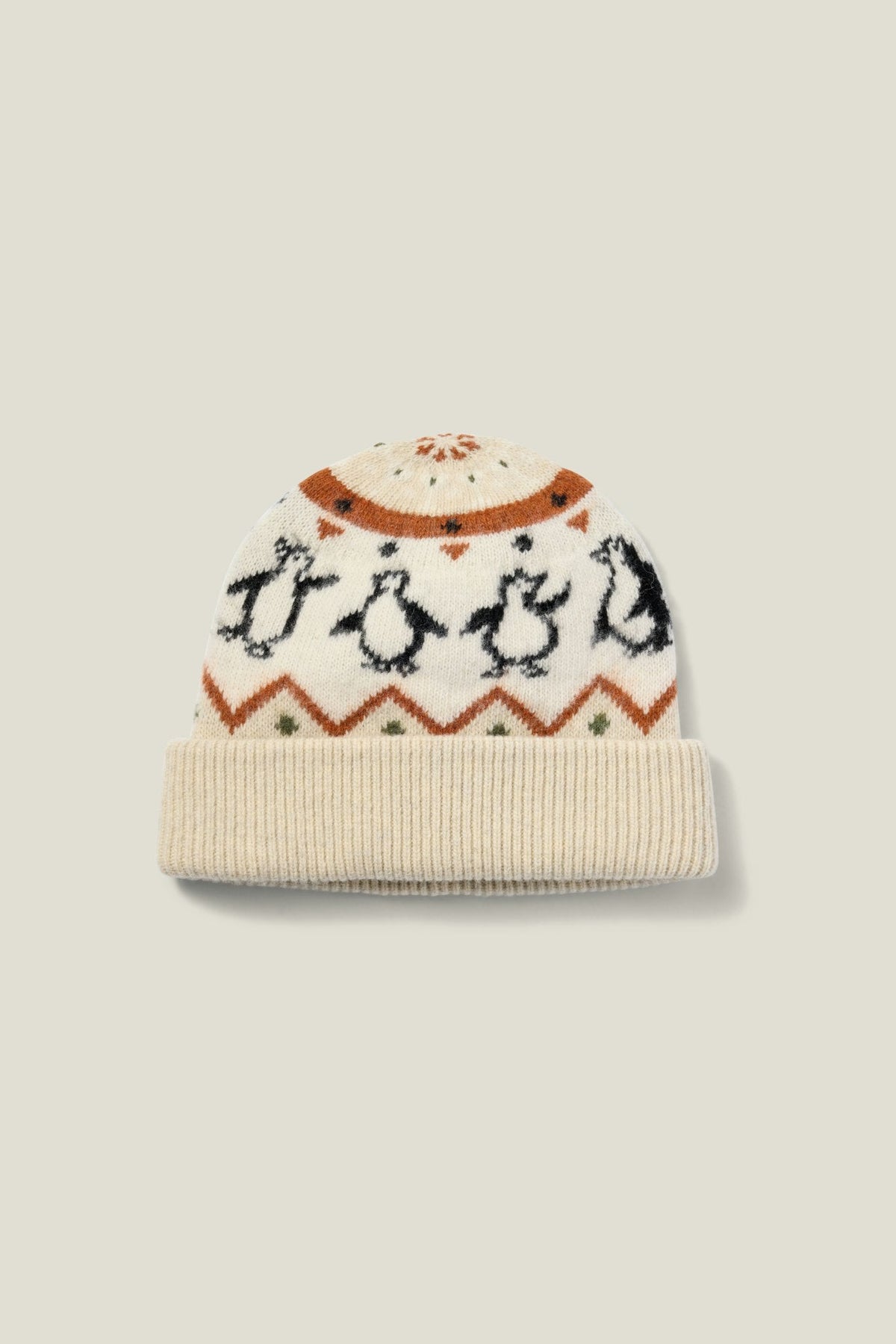Disco Penguin Fair Isle Beanie