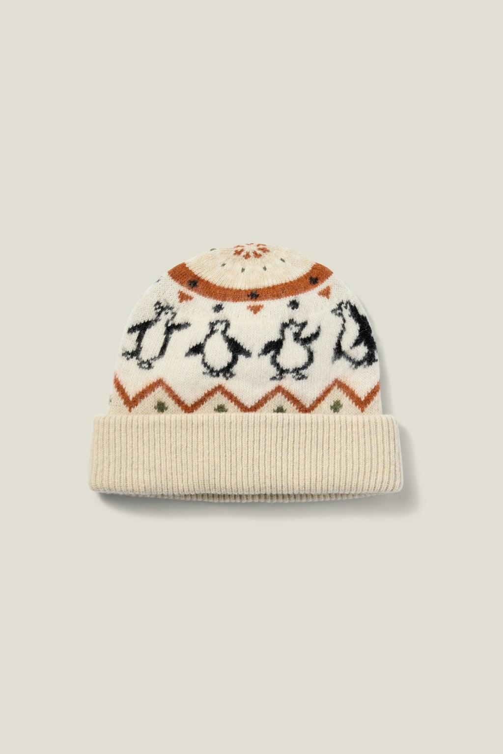 Disco Penguin Fair Isle Beanie