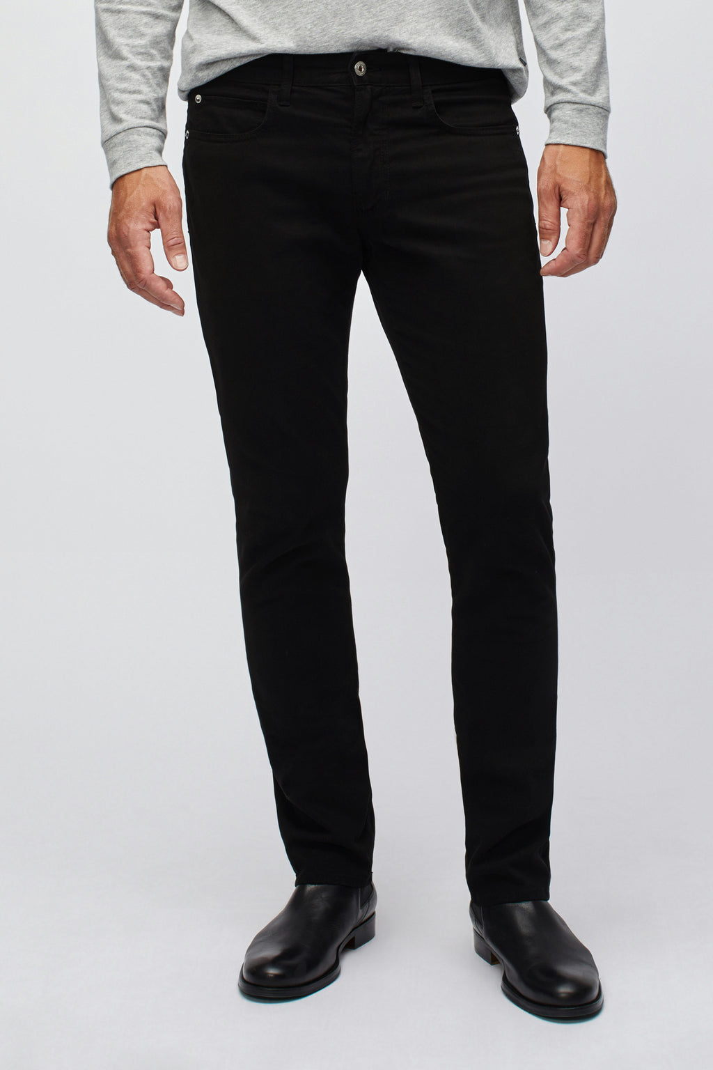 Italian Textured 5-Pocket Pants