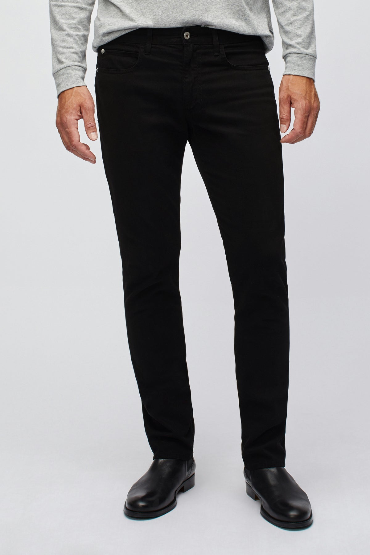 Italian Textured 5-Pocket Pants