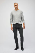 Italian Textured 5-Pocket Pants