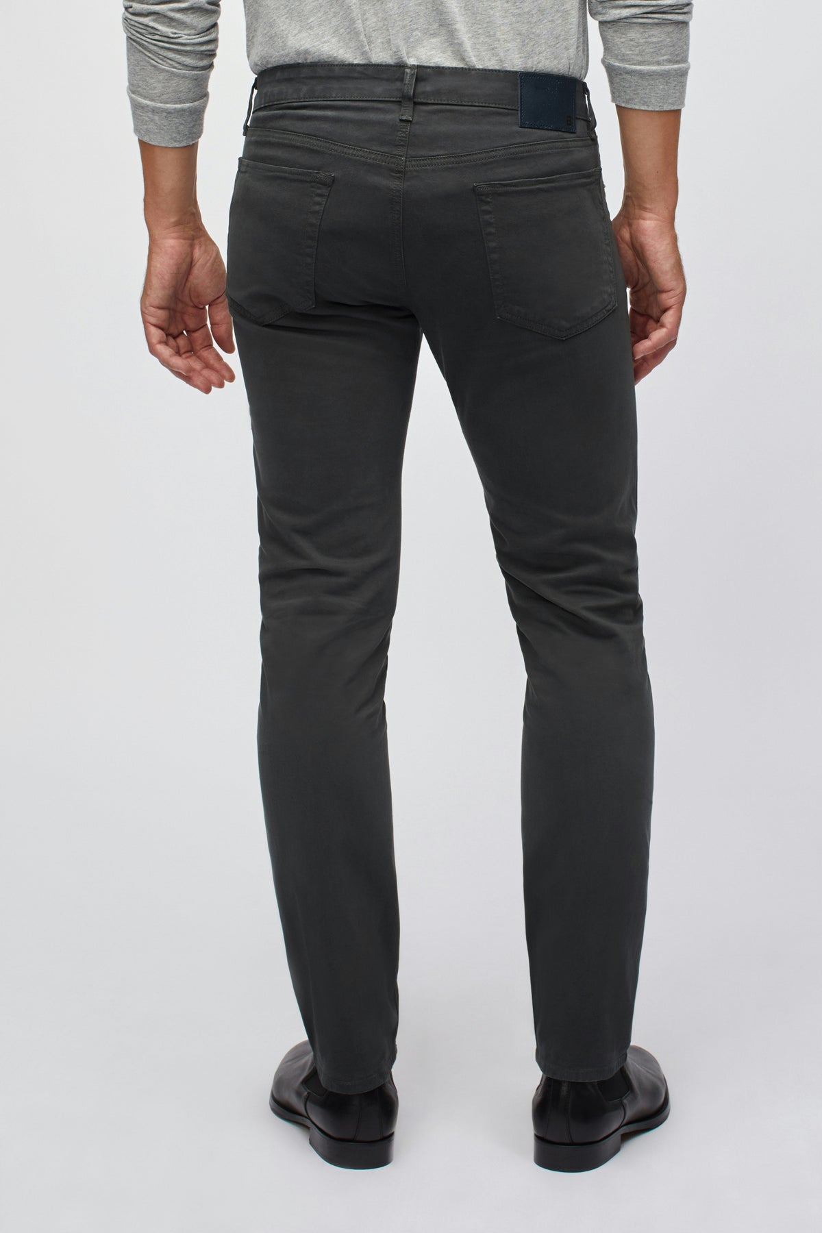 Italian Textured 5-Pocket Pants