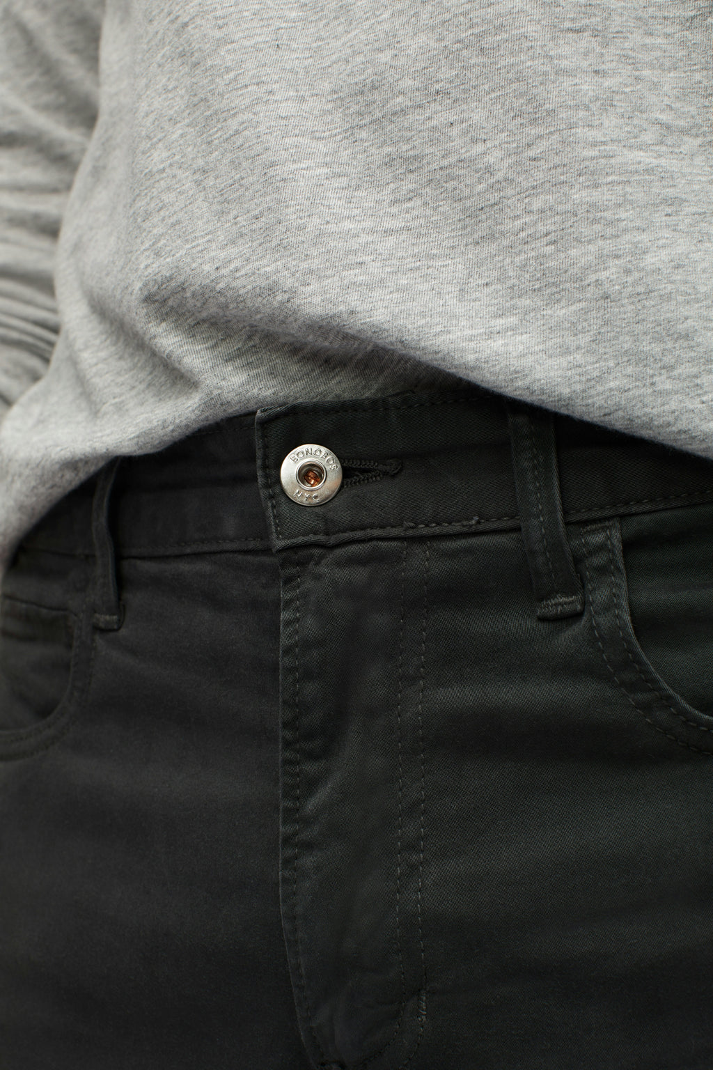 Italian Textured 5-Pocket Pants