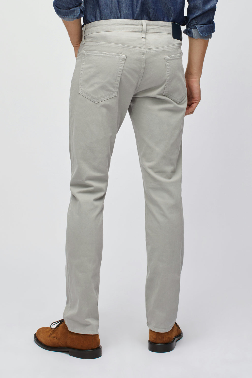 Italian Textured 5-Pocket Pants