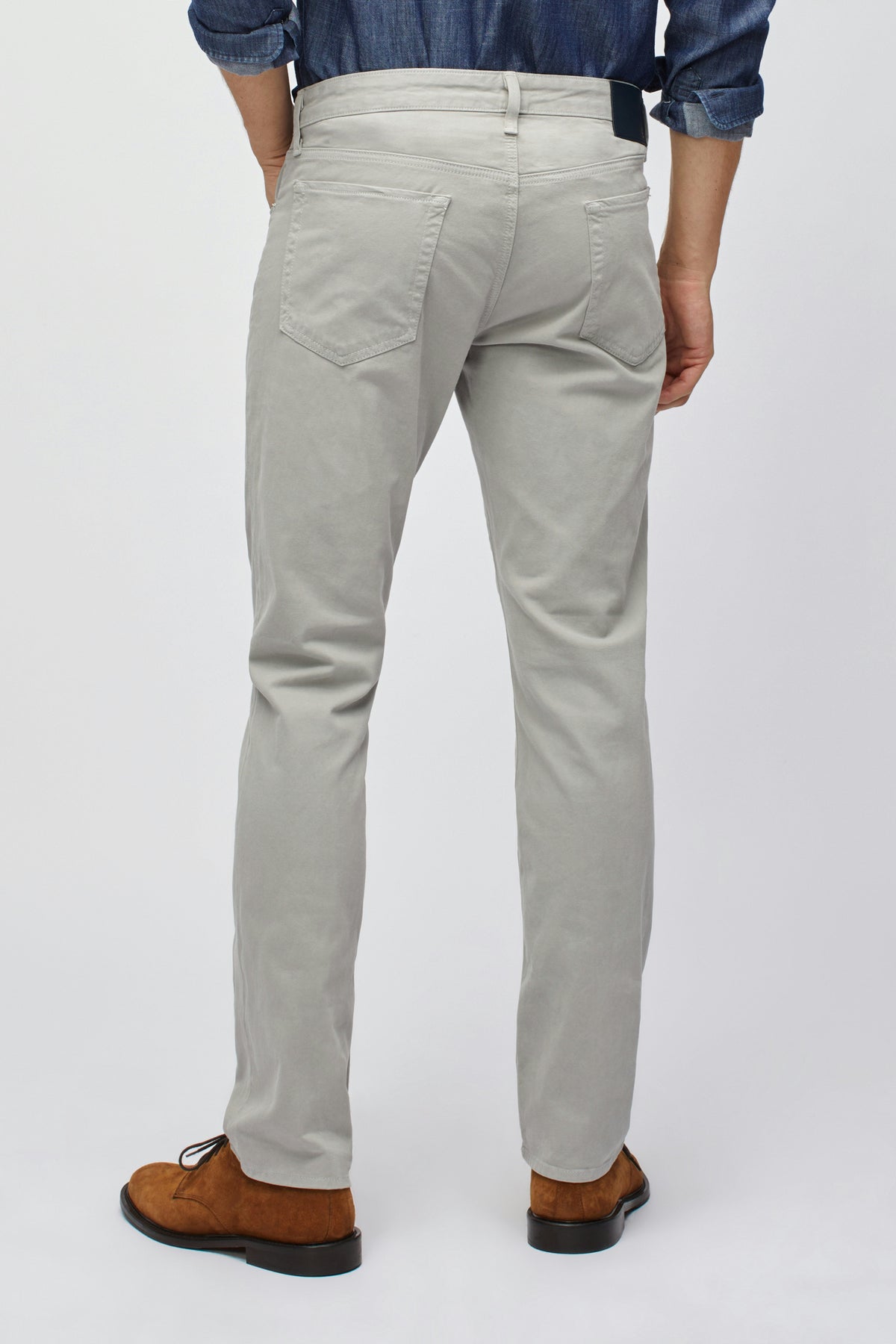 Italian Textured 5-Pocket Pants