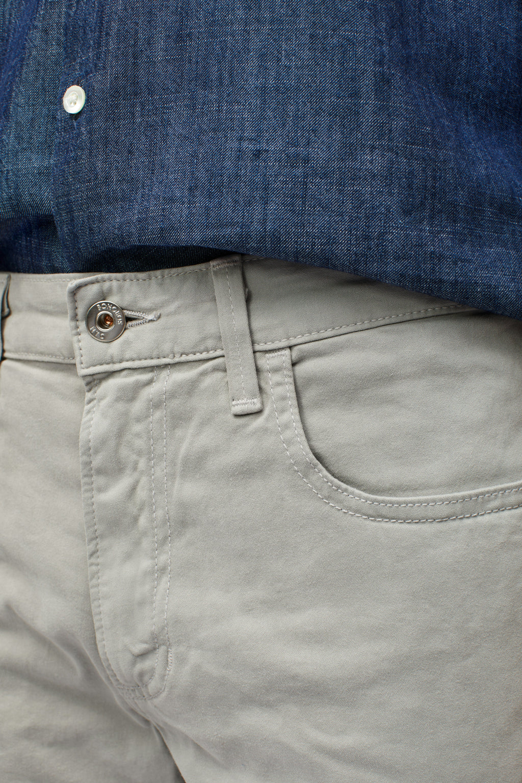 Italian Textured 5-Pocket Pants