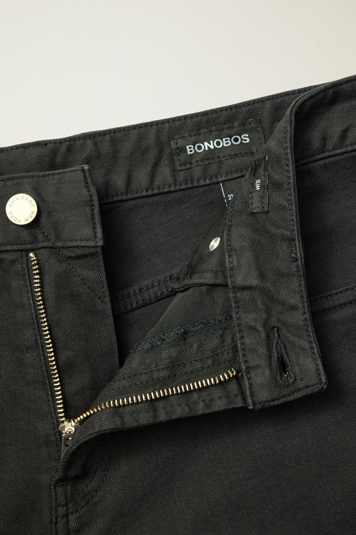 Travel Jeans - Slim Taper Fit - salem jet black