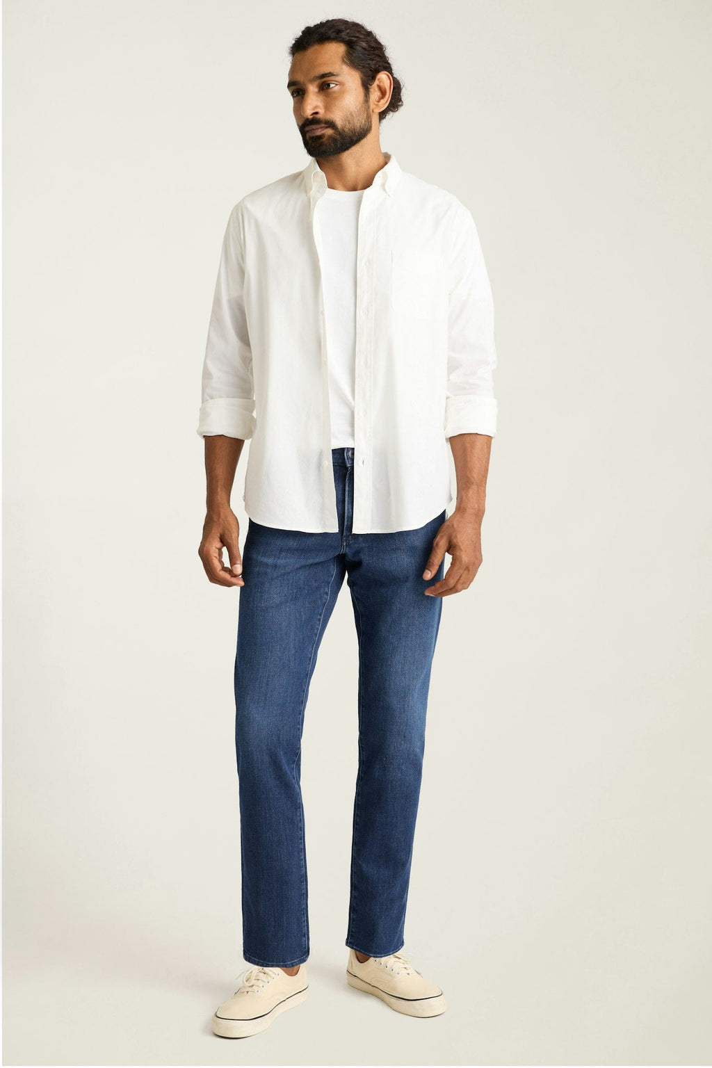 Premium 4-Way Stretch Jeans Straight Fit