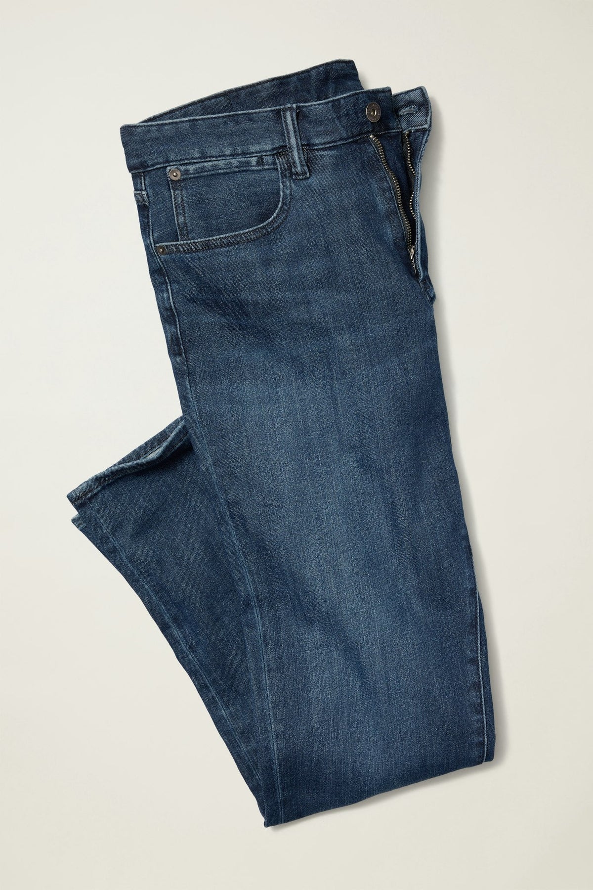 Premium 4-Way Stretch Jeans Straight Fit