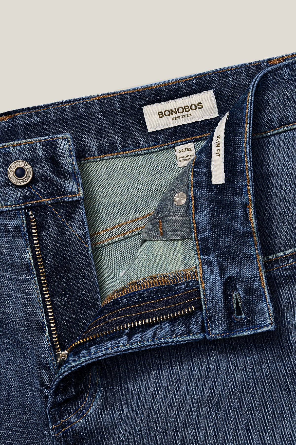 Stretch Lightweight Jeans - Slim Taper Fit