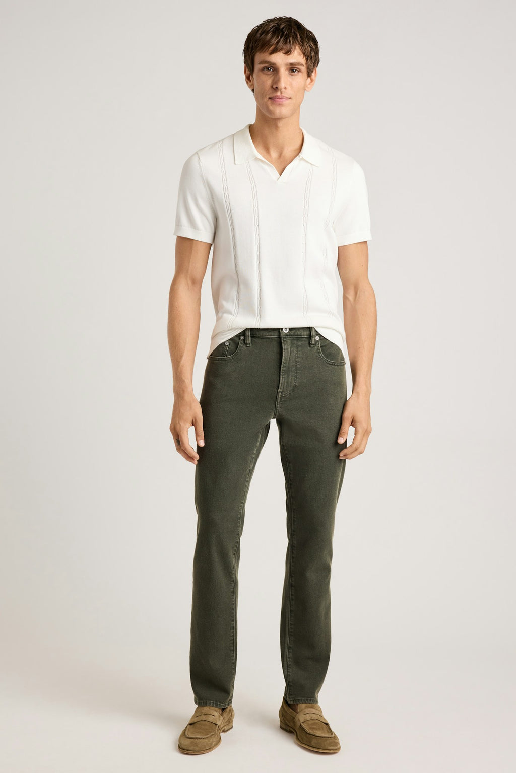 Gramercy Jean - dark green vintage wash