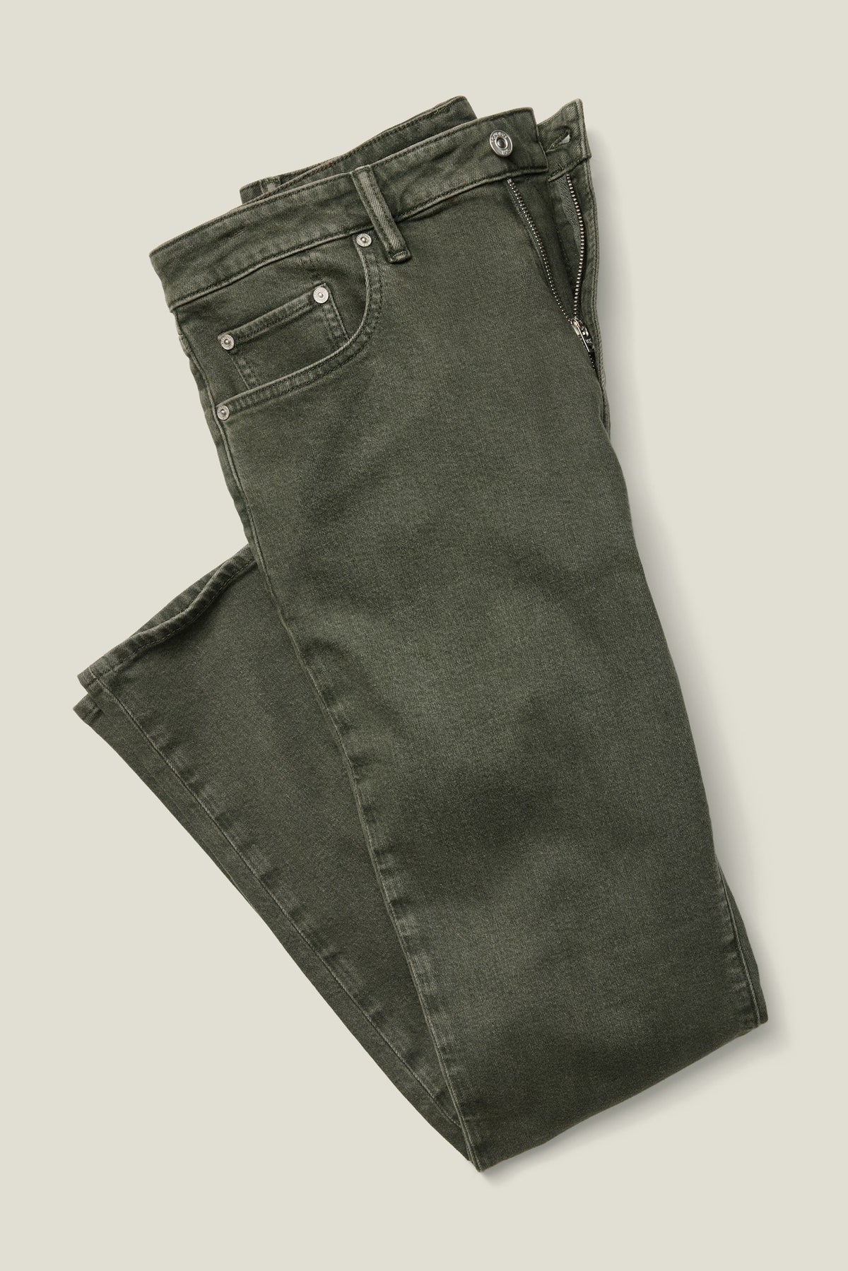 Gramercy Jean - dark green vintage wash