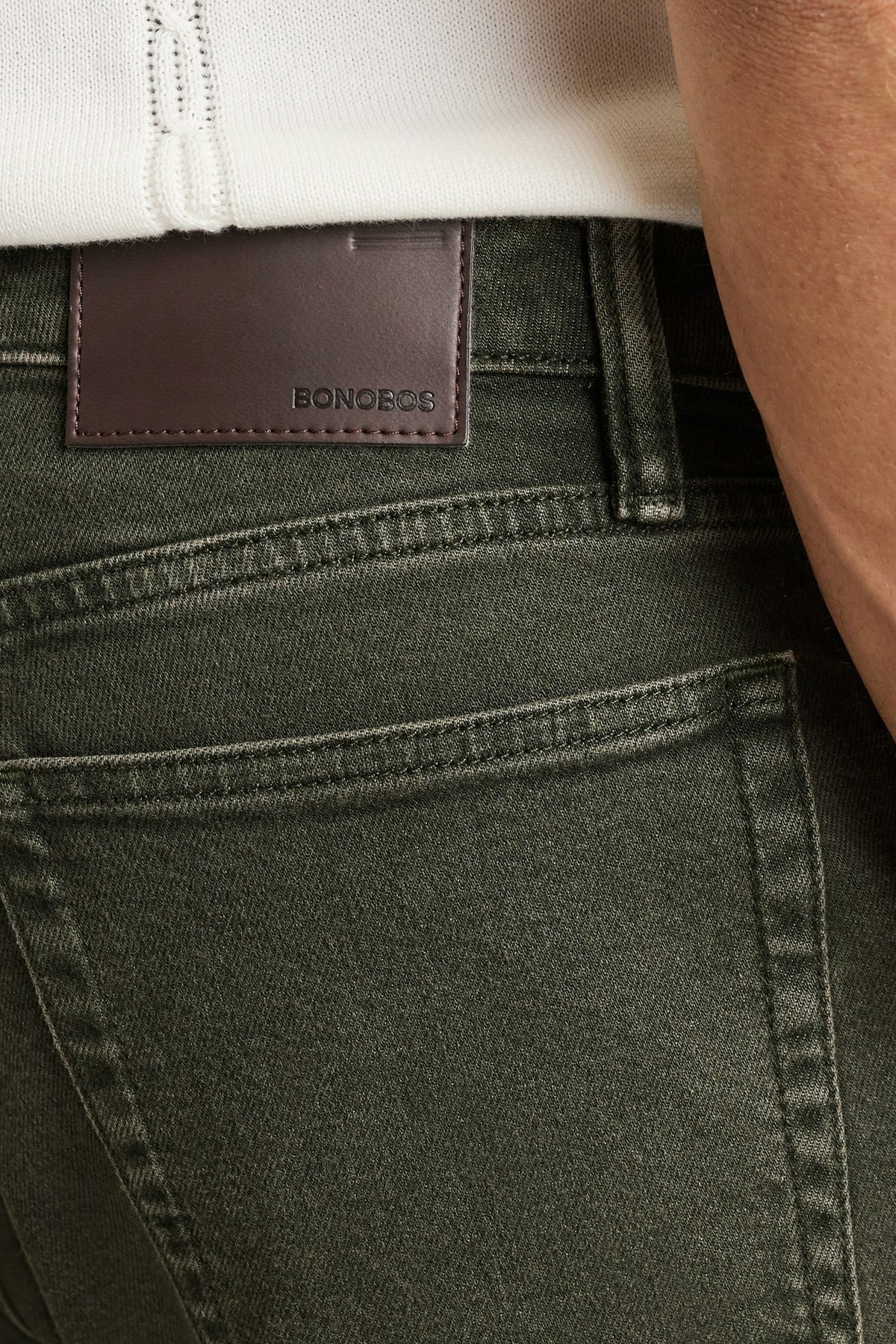Gramercy Jean - dark green vintage wash
