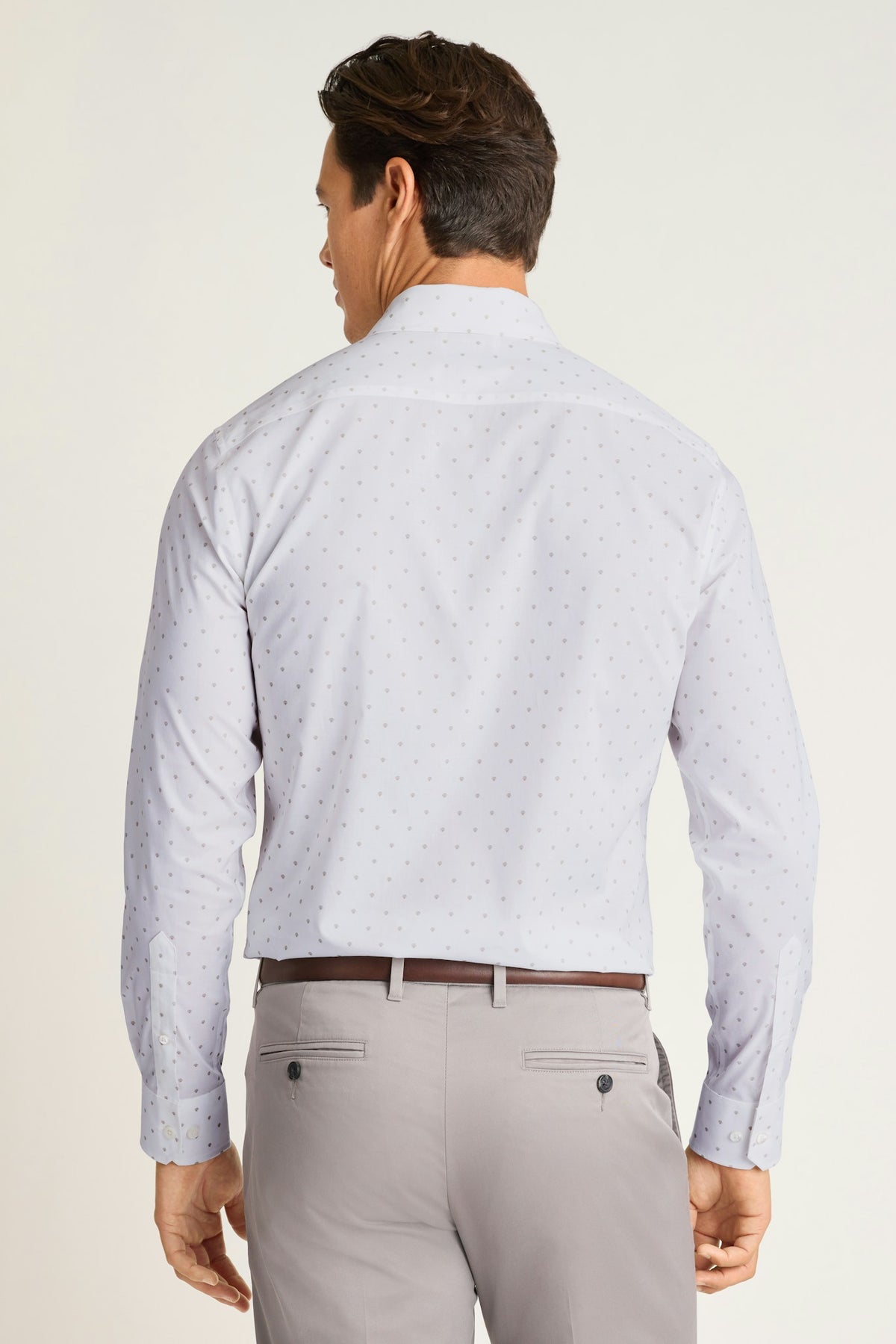 Jetsetter Stretch Dress Shirt - beige sand shells