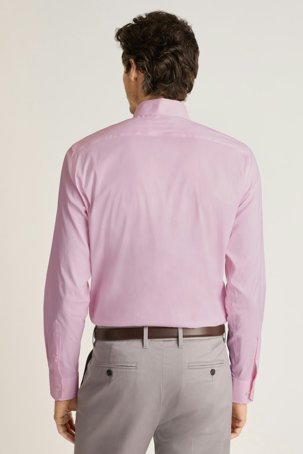 Jetsetter Stretch Dress Shirt - pink sanchez stripe
