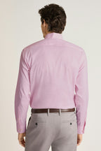 Jetsetter Stretch Dress Shirt - pink sanchez stripe