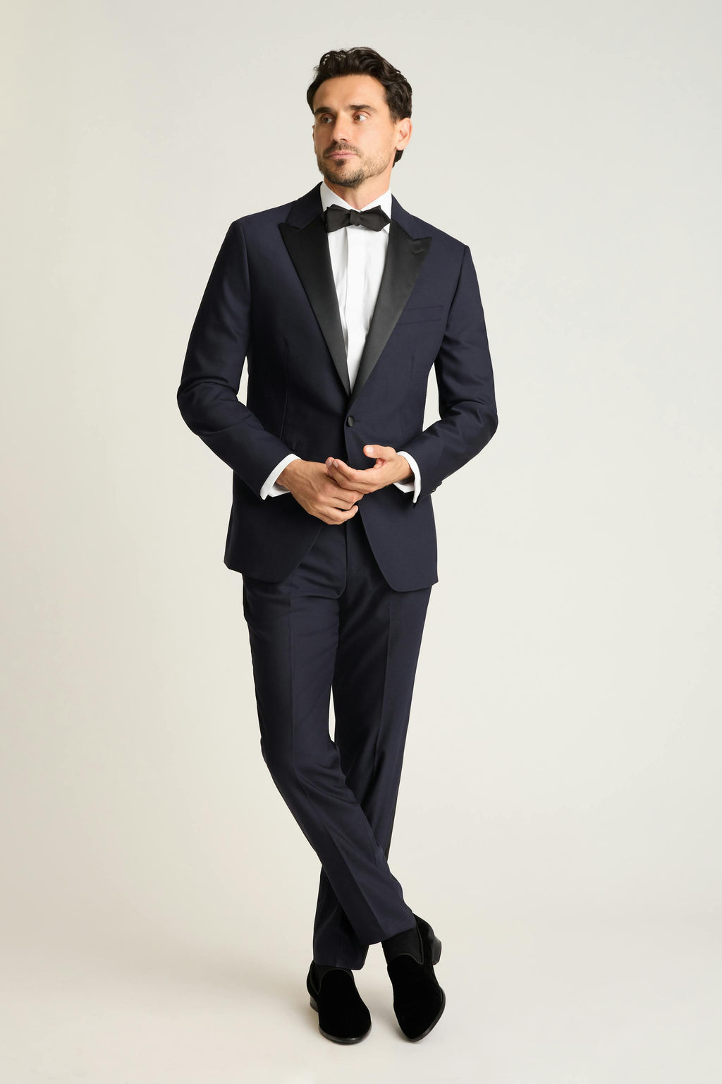 Empire Stretch Tuxedo Shirt - white