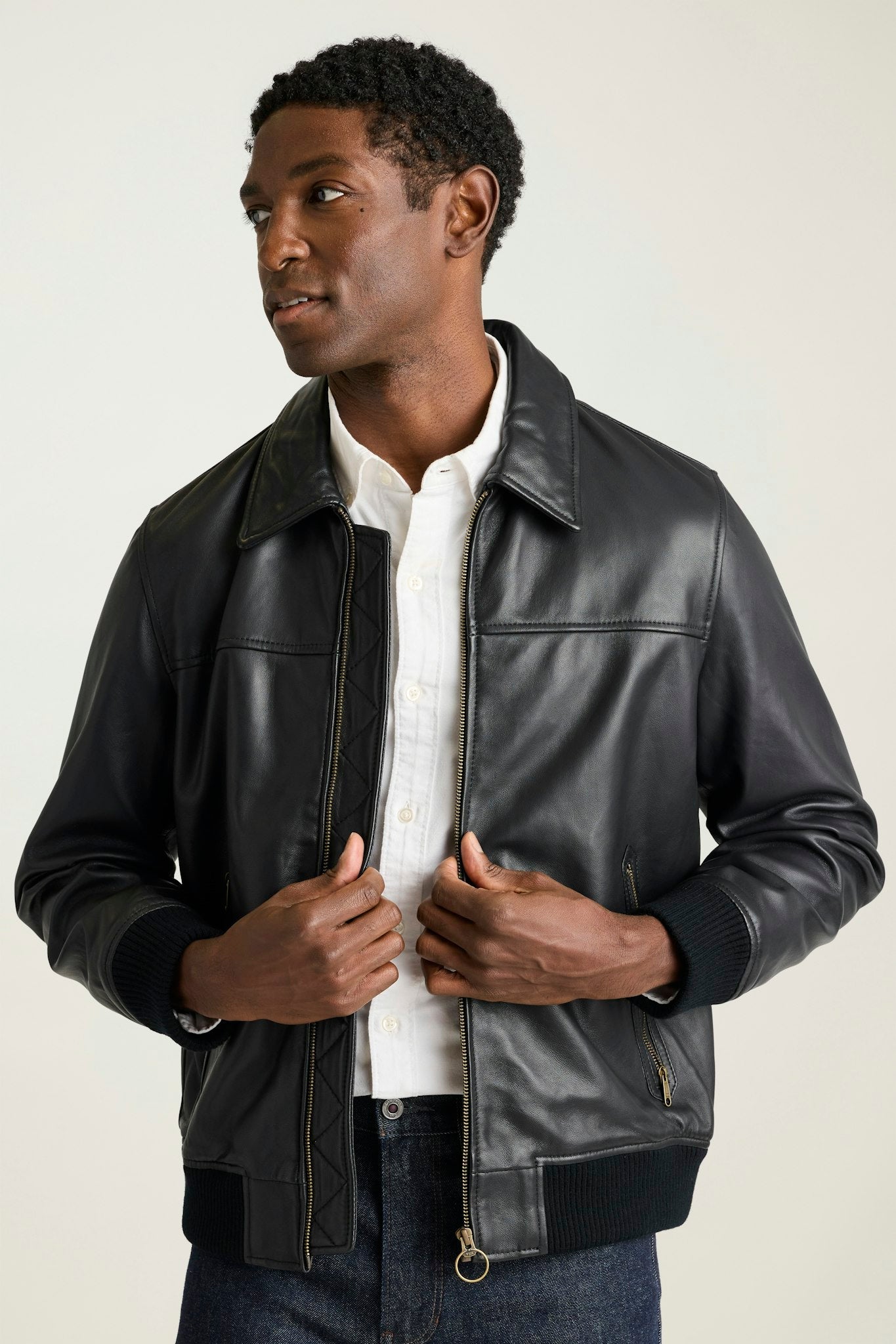 The Bowery Leather Bomber – Bonobos