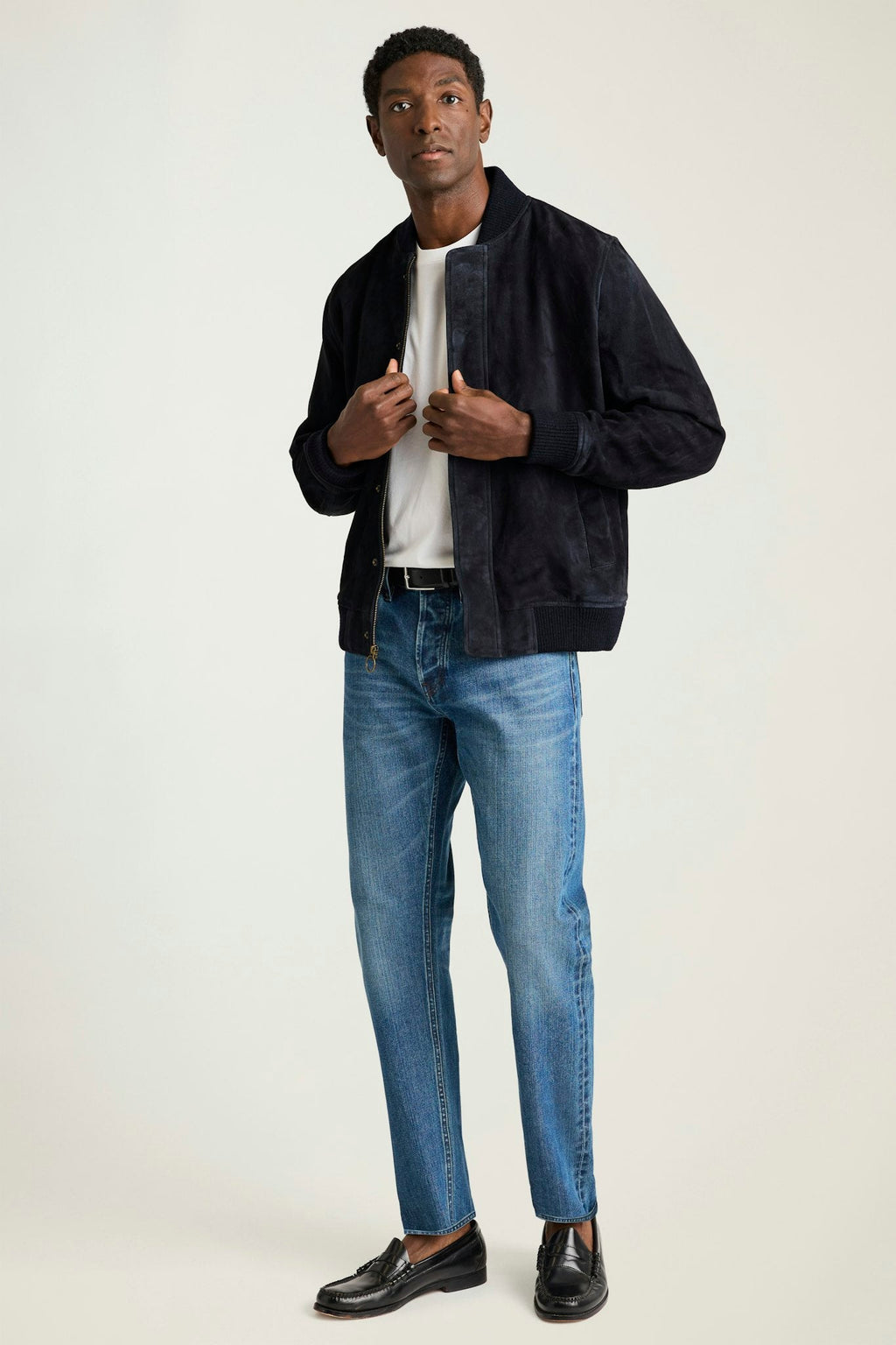 The Suede Bomber Jacket
