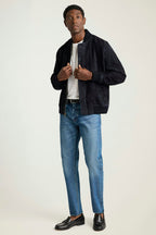 The Suede Bomber Jacket
