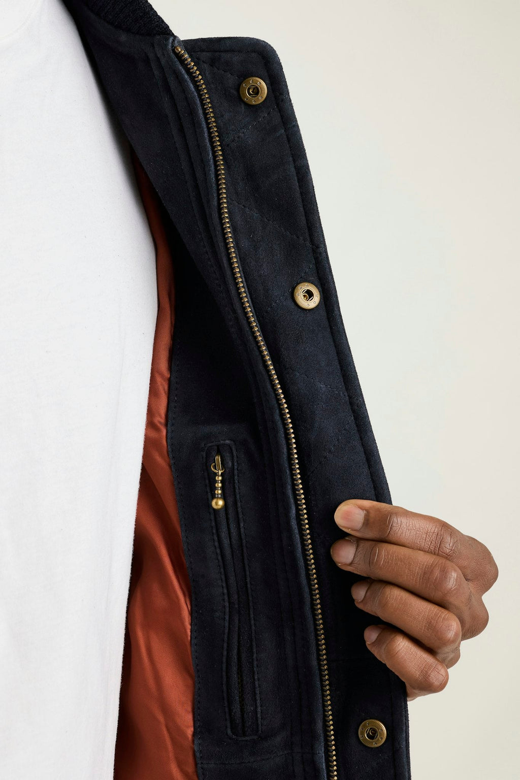 The Suede Bomber Jacket
