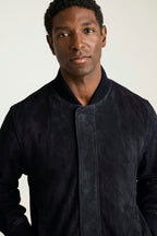 The Suede Bomber Jacket