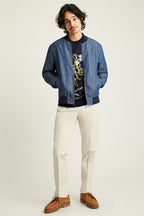 Chambray Bomber