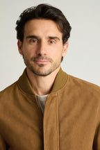 The Suede Bomber Jacket
